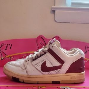 [307877-162] Nike Air Force II low White/Raspberry